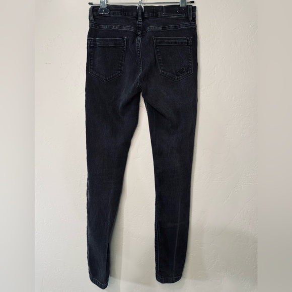 Karl Lagerfeld Paris "The Karl Skinny" Jeans Black SZ 2/26 - Picture 3 of 16
